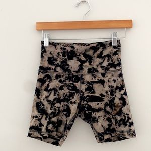 lululemon athletica Black and Brown Athletic Shorts